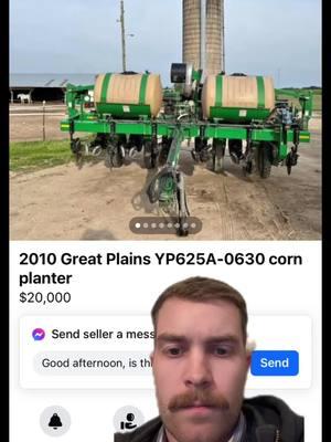 Nice Great Plains planter for sale. Great primary or replant planter for any farm operation. #farming #farmequipmentforsale #notillfarming #precisionagriculture #cornplanter 