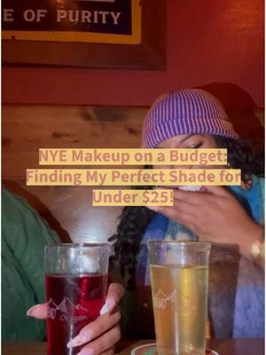 NYE Makeup on a Budget: Finding My Perfect Shade for Under $25! #fyp #fypage #fypシ゚viral #foryou #foryourpage #foryoupage #mexico🇲🇽 #mexico #playadelcarmen #cancun #nyx #makeup #makeuphacks #elfcosmetics #sallybeauty #cheapmakeup 