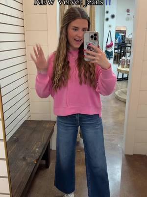 We LOVE Vervet Jeans❤️  Y’all can shop in store, on the app, or on the website https://blushbyelle.com   @VERVET @Elleeeeeeeee @anna🤩  #vervet #fyp #boutique #dayinthelife #shopsmall #forthegirls #outfitinspo 