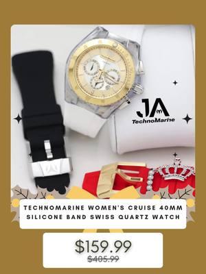 Oferta Navidad Reloj Technomarine Women's Cruise 40mm Precio: $159.99 Características: Reloj con correa de silicona Movimiento Swiss Quartz Incluye tres correas: blanca, negra y Roja  menta Opción Premium por $209.99: Cuatro correas Pulsera Un perfume a elegir Bolsa Technomarine Garantía: 3 años en maquinaria 6 meses en batería (directamente en tienda) Envíos: A Puerto Rico: 1 a 2 días A EE.UU.: 3 a 4 días Ubicación: Ver en Google Maps https://goo.gl/maps/pSJNqKP94Ky Horario de tienda: Lunes a Sábado: 9:30 AM - 5:00 PM Servicio al cliente: Lunes a Domingo: 9:30 AM - 11:30 AM Compra rápida: (939) 717-7316 (Jon) Compra en línea: Compra aquí https://www.jatechnomarinepr.com/collections/technomarine-mujer . . **#floridaphotographer #realestateflorida #southflorida #floridakeys #technomarinewatchph #intags #miamistyle #seasideflorida #orlandoflorida #floridaliving #carlifeflorida #technomarinewatches #floridagirl #sunnyflorida #miamilifestyle #southfloridahairstylist #technomarinela #florida #miamihairstylist #floridalife #miami #miamiheat #venezolanosenmiami #miamilife #technomarinewatchesph #pureflorida #downtownmiami #miamihair #miamibeach #technomarinecruise 