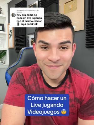 Respuesta a @romeo cómo hacer un en vivo aquí en TikTok y jugar videojuegos con tu propio teléfono tutorial #tips #trucos #tiktoktips #trucosdetiktok #videojuegos #envivos #AprendeEnTikTok 