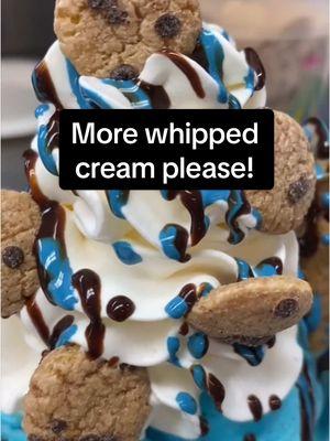 Us every time we add whipped cream to a specialty bowl at #theyardmilkshakebar 