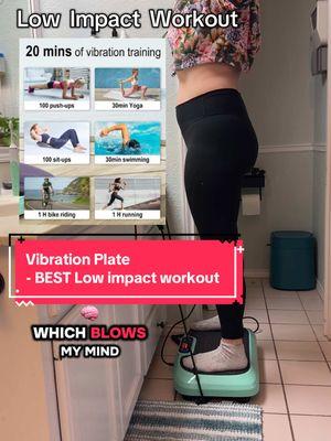 Vibration Plate has been the best low impact workout to start and end my day 🩷🩷 #vibrationplate #vibing #lymphaticdrainage #workout #vibrationplateworkout #lowimpactworkout #lowimpactcardio #lowimpactexercise #workoutover40 #morningroutine #bedtimeroutine #shoptoysandtots #giftsforher #newyearnewaura #newyearsresolution