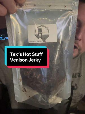 @Texshotstuff Venison Jerky and Apple Hot Sauce #jerkyreview #hotsaucereview #brinetime