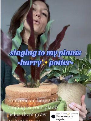 Replying to @astrid🌙 Name that movie! ✨🌱🪷 #singing #plants #series #hp #believe #magic #exists 