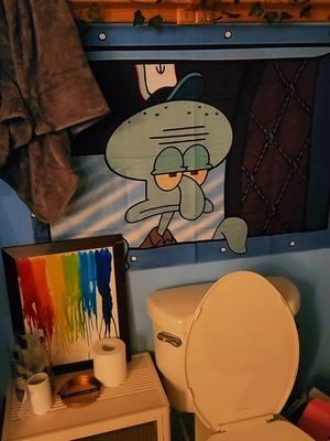 kids bathroom lol #spongebob #squidward bathroom #funny #creatorsearchinsights #giftfromTikTokShop #tiktokshopfinds #collaborations #tiktokaffiliate #tiktokshoprisingstar 