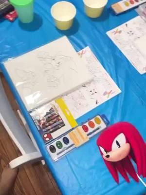 Shop with us for any paint party event 💙 #sonic #paintparty #kidpaintparty #kidspainting #paintingathome #sonicparty #sonicpaintings #sonicandtails 