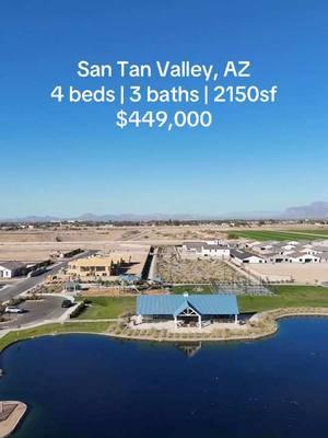 Welcome to this beautiful community in San Tan Valley, AZ🤩 ▫️4 bedrooms ▫️3 bathrooms ▫️2,150 sqft ▫️guest suite ▫️3 car garage Starting at $449,000💰 Contact me for more information or to get started on your home buying journey😊💫 Marlynn Juarez Barrett Real Estate  📲(602)549-3451 📧 soldbymarlynn@gmail.com #newbuild #newbuildhomes #newconstruction #santan #arizona #pinalcounty #realestate #azrealtor #realestateagent #azhomes #homesforsale #phoenix #newhomeowners #fyp #paratii #viralvideo #viraltiktok 