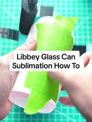 Libbey Glass Sublimation How To🍻 Full start to finish tutorial with a 16oz Libbey Glass Frosted Can👌 Hope this video helps & thanks for watching!😁 #tumblersublimation #libbeyglassware #libbeyglasscan #sublimationtips #tumblermakersoftiktok #tumblermaker #sublimationtumblers 