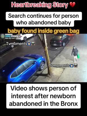 Newborn baby abandoned in the Bronx #bronx #newyork #bronxny #baby #babygirl #newborn #newbornbaby #heartbreakingstory #sadstories #crimejunkie #truecrime #fyp #fypシ #viral #viralvideo #tvmoments🙆🏻‍♂️📺  