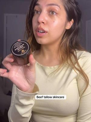 Beef tallow ? Is it worth the hype?! #beeftallow #beeftallowskincare #skincare #beeftallowfacecream 