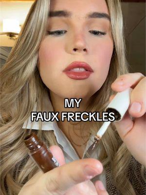 My go to Faux Freckles! #fyp #fauxfreckles #frecklepen #makeup 