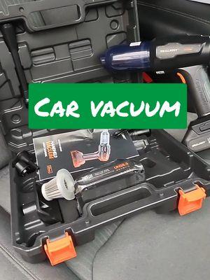 SeaLight made a super handy, easy to use car vacuum. It's perfect for cleaning the interior of your cars and trucks. It comes with a really nice carrying case, and lots of different attachments as well as two batteries. @Sealight Official #sealight  #handheldvacuum #carvacuum #carvacuumcleaner #carvacuuming #cleancar #vacuum #batterypowered 