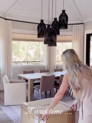 Just refreshed my dining nook with some new lighting, and I’m so in love with how cozy and inviting it feels now. Little changes make such a big difference! #RoomRefresh #CozyVibes #Lighting #DiningRoom 