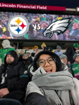 @Pittsburgh Steelers vs. @Philadelphia Eagles Game Day 12-15-24 with my brother and friends | Tailgate + Game Vlog | 3rd in-person game and FINALLY experienced a WIN 13-27 | @NFL 🏈 | #jdpanda #lifeofjdpanda #philadelphiaeagles #phillysports #lincolnfinancialfield #footballsunday #footballgame #footballtailgate #phillyeagles #gobirds #flyeaglesfly #fightsong #nflgame #nflfootball #nflgameday #steelersvseagles #weekendinphilly #touchdown #phillyfans #footballtok #thelinc #🦅 #siblingbonding 