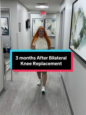 3 Months After Bilateral Knee Replacement 🔥 #orthopedicsurgery #orthopedic #kneepain #kneearthrtis #kneereplacement #kneesurgrey #roboticsurgery #surgery #mckinneytx #dallastx 