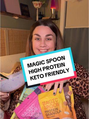 There’s a coupon code at the end of the video 💖 #magicspooncereal #magicspoongranola #ketofriendly #highproteingranola #creatorsearchinsights 