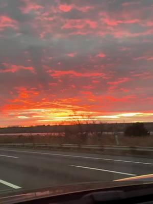 Even the NJ Turnpike can be beautiful someday….#njturnpike #nj #newjersey #commute #drive #sunset #beauty #videos #sun #dusk #sky #color #glow #life #fyp #Love 