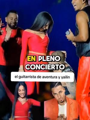 el guitarrista de romeo santos le pone los dientes en la cintura a yailin #romeosantos #yailin #guitarrista #fyp 