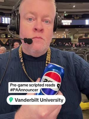 Be smooth! Pre-game scripted reads #PAAnnouncer #basketball #gameops #production #announcertok #ncaa #doyourjob 