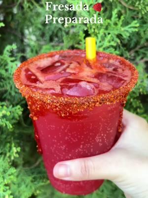 Fresada Preparada🍓 #parati #aguasfrescas #recetas #recetasfaciles #viral #botana 