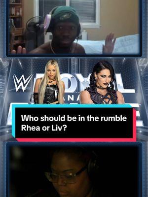 Who’s going to have a spot in the 2025 rumble? Liv Morgan or Rhea Ripley? Full video on The Wrasslin Room YouTube channel! @lafnotfamous #WWE #royalrumble2025 #livmorgan #rhearipley #wrestletok #womenofwrestletok #fyp 