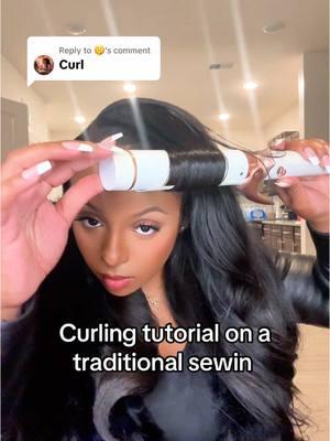 Replying to @🤫 curling tutorial on a traditional sewin 🥰 #sewin #leaveoutsewin #rawbundles #rawhair #bundledeals #atlantasewins #atlantahairstylist #atlantahair #fyp #sewinmaintenance #atlantawigmaker #traditionalsewin 