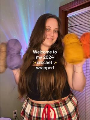 2024 was all about huge and unique projects I can’t wait till you see what I’m making next year✨ #crochet #2024wrapped #2024 #crochetinspo #crochetoutfit #crochetproject #newyear #fyp 