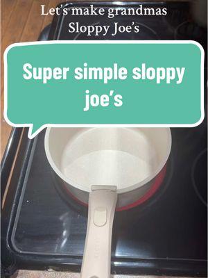 Yall, you have to try this recipe!      My grandma has made this since I was tiny and they’re my favorite 😍 Recipe: 1 pound ground beef, 1 can French onion soup, 1 regular size can tomato soup, 1/3 cup brown sugar, 2 tbs. Ketchup. #cooking #sloppyjoe #homecooking #dinner #DinnerIdeas #super #simple #Recipe 