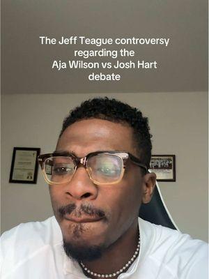 Had to share my thoughts on the backlash Jeff Teague’s podcast is getting for saying Josh Hart would beat Aja Wilson. #jeffteaguepodcast #ajawilson #clayloveisblind 