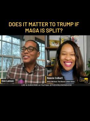 I had a great time today on The Don Lemon Show. Here's a quick peak into our discussion on the brewing MAGA civil war where I point out how no matter what happens once Trump and Musk become President, Trump has already accomplished the singular reason for running. Thanks @Don Lemon for having me on and welcome Lemon Heads to the #reeciecolbertshow experience!