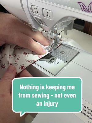 Sewing is my therapy- and I will do all I can to keep doing it.  #sewing #sewingtherapy #sewingtiktok 