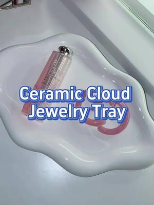 #jewelry #tray #chromedecor#homeaesthetic #goldjewelry #rings #cloud #asmr #ceramics #decor #ornaments #homedecor #organization 