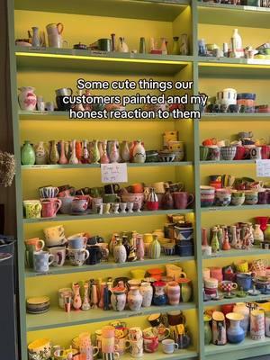 I want them all #ceramicstudio #ceramicpainting #potterypainting #pottery #cutepottery #happymedium #nycdateideas #nycexperiences #brooklyn #brooklynthingstodo #greenpoint 