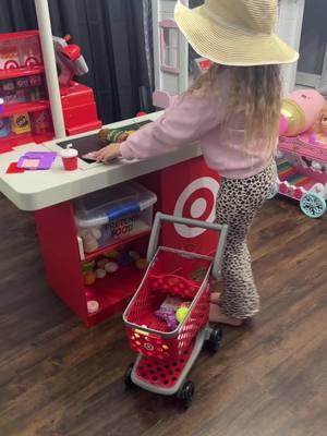 When your kid is finally old enough to play store the right way 😂  so you get a target store for home! Our favorite ❤️ @target #targetfinds #fyp #playpretend #playstore 