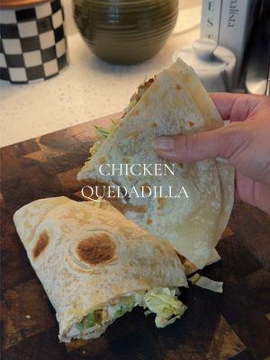 Flour tortillas from scratch > chicken quesadillas > my version of taco bell 🌮 #chickenquesadilla #quesadilla #chickenrecipe #DinnerIdeas 