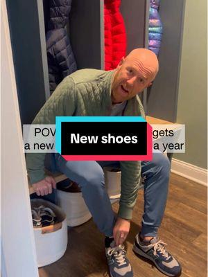 Is this you? Also, did you notice I just get the same shoe in a different color each time? 🤣  - #shoes #shoestyle #newshoes #dadshoes #newbalance #newbalance574 