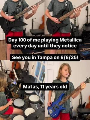 @metallica @jameshetfield @kirkhammett @larsulrich @robtrujillo @qprimemgmt @98rocksthebay  #metallica #m72tour #m72 #entersandman  #jameshetfield #kirkhammett #larsulrich #robtrujillo #98rocktampabay #bearmusic529 #matas #guitar #guitarkid #guitarist #foryou #foryoupage #fyp #qprimemanagement 