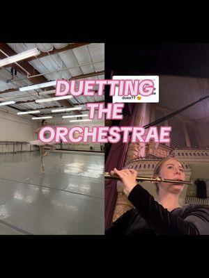 #duet with @Ali Olsen #nutcracker in the orchestras biggest fan #ballettok#flutest#orchestra#ballerina#nutcracker 