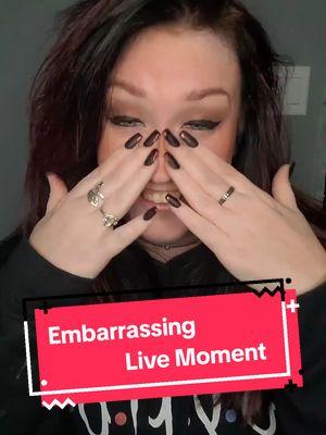 By far the best (& most EMBARRASSING) moment of any of my lives so far. this was from last night's live. enjoy the embarrassment 🫠🙃😅🙈 #dezzyraii #LIVEhighlights #TikTokLIVE #LIVE #altmom #blessyou #sneeze #crawlunderarock 