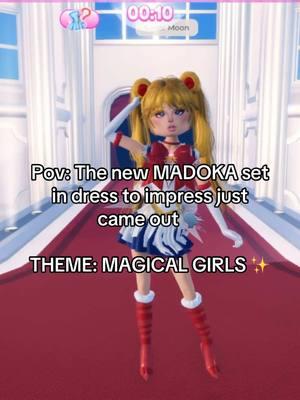 This new Madoka set is too good! #Anime #cosplay #dresstoimpress #madokamagica #dresstoimpressroblox #roblox #robloxfyp #robloxgames #robloxtiktok #foryoupage #fyp #trending #dresstoimpressupdate #dtiroblox #dtiupdate 