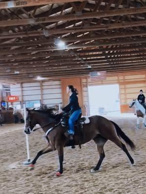 When it's your mare's first time away from home warming up and she's being the best girl ❤️ #horsetok #barrelhorses #futurebarrelhorse #horses #marepower #mare #barrelracerland  #wickedawesomerunnah #barrelracer #horsetraining #c4