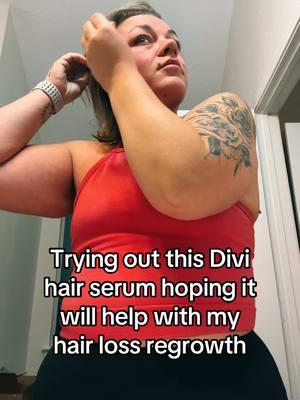 Between breakage and thinning, my hair has really taken a beating lately 😭 so we are giving @Divi Scalp & Hair Health a try. #hairthinning #hairloss #hairbreakage #divihairserum 