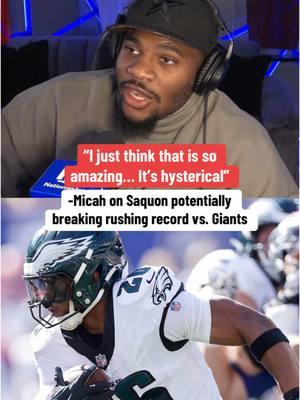 Saquon breaking the record vs. his former team would be WILD 💀 #nfl #football #eagles #giants 