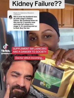 There is no supplement that will reverse advanced kidney disease. Taking random supplements can actually cause life threatening conditions and damage your kidneys further. Supplement influencers are dangerous. #herbaltea #supplements #influencers #kidneydisease #chronickidneydisease #ckd5 #dialysis #potassium #nephrotoxin #medicine #doctor #CapCut 