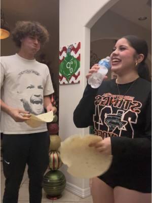 Tortilla challenge😂#fyp #foryoupage #couple #couplegoals #tortillatrend 