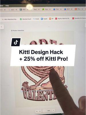 Do NOT sleep on this offer if you’ve been wanting to try @Kittl 🤩  Use code YOURETSYBESTIETT and save 25% of kittl Pro!  #kittl #printondemand #canvatips #etsyseller #etsyprintondemand #youretsybestie #pod #printondemanddesigns #canvahacks #designgraphic #graphicdesigntips 