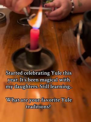 Having my own little coven has been emotionally, mentally and spiritually healing. #yule #yuletide #13wishes 