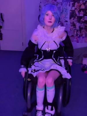 Hopefully cosplaying Misa tomorrow lol #remcosplay#rem#cosplay#rezero#rezerocosplay#disabledcosplayer#wheelchairuser  