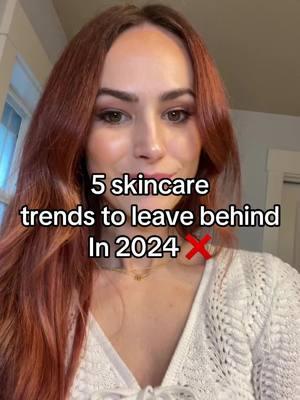 5 skincare trends to leave BEHIND in 2024 👋 #perioraldermatitis #rosacea #senstiveskin #nursepractitioner #skincondition #sulfur #probioticmoisturizer #savingfacecompany #faceshaving #slugging #overexfoliation 